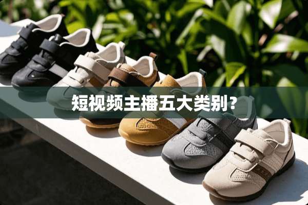 短视频主播五大类别？