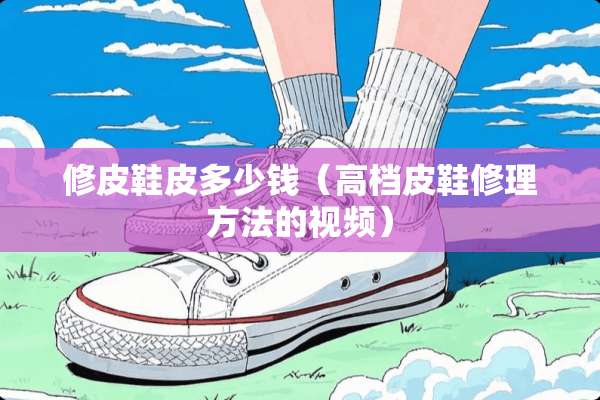 修皮鞋皮多少钱（高档皮鞋修理方法的视频）