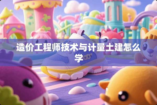 造价工程师技术与计量土建怎么学