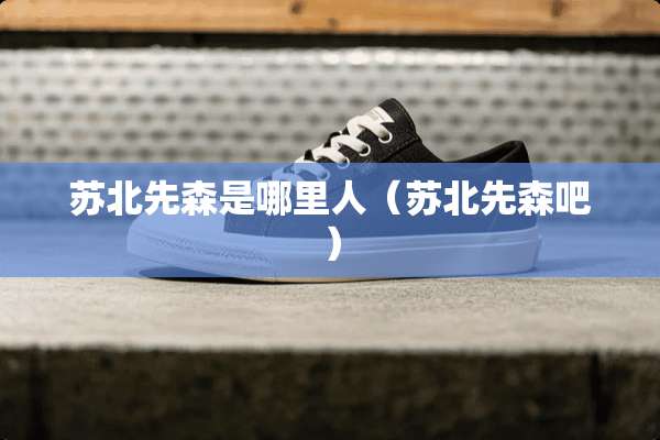 苏北先森是哪里人（苏北先森吧）