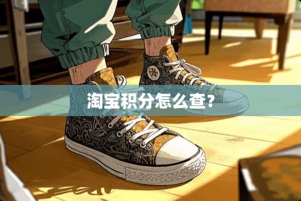 淘宝积分怎么查？