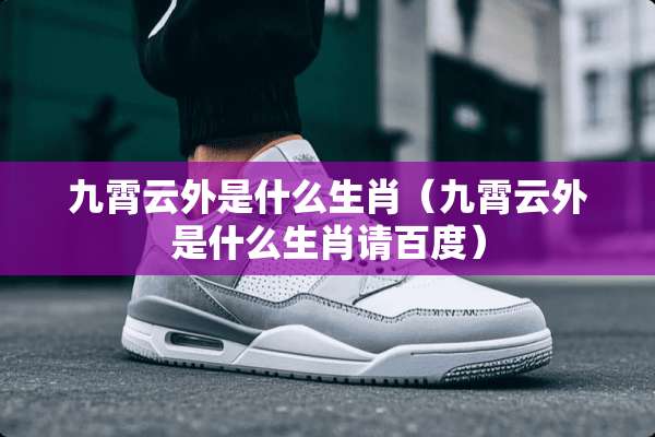 九霄云外是什么生肖（九霄云外是什么生肖请百度）