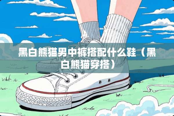 黑白熊猫男中裤搭配什么鞋（黑白熊猫穿搭）