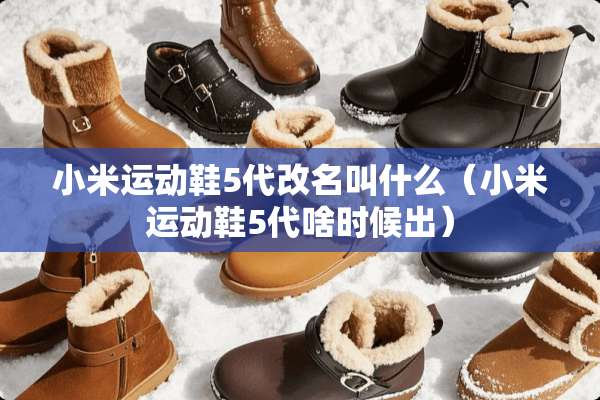 小米运动鞋5代改名叫什么（小米运动鞋5代啥时候出）