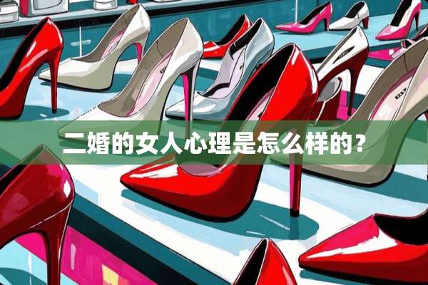 二婚的女人心理是怎么样的？