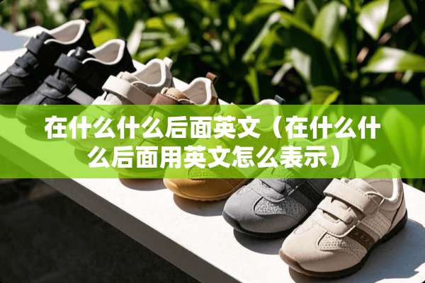 在什么什么后面英文（在什么什么后面用英文怎么表示）