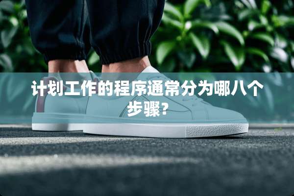 计划工作的程序通常分为哪八个步骤？