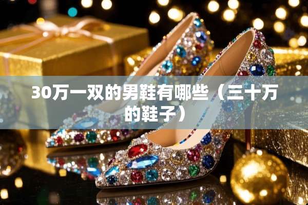 30万一双的男鞋有哪些（三十万的鞋子）