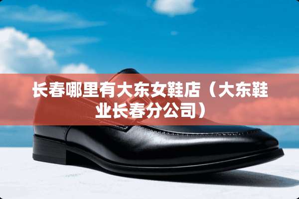 长春哪里有大东女鞋店（大东鞋业长春分公司）