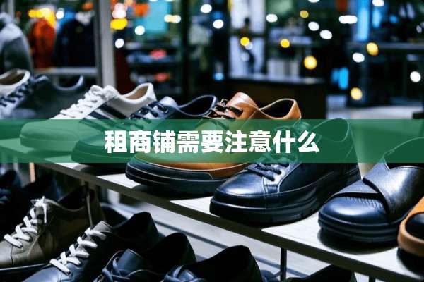 租商铺需要注意什么