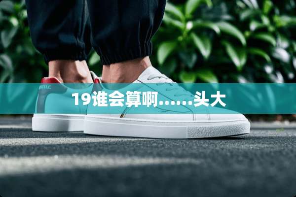 19谁会算啊……头大