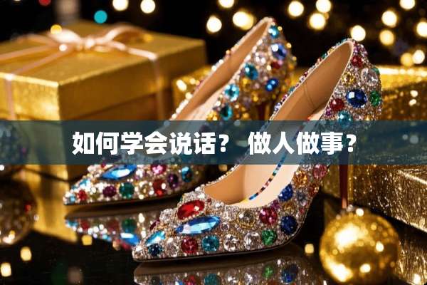 如何学会说话？ 做人做事？