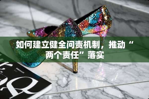 如何建立健全问责机制，推动“两个责任”落实