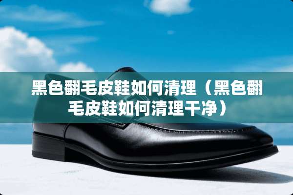 黑色翻毛皮鞋如何清理（黑色翻毛皮鞋如何清理干净）