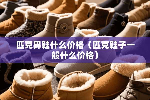 匹克男鞋什么价格（匹克鞋子一般什么价格）