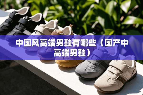 中国风高端男鞋有哪些（国产中高端男鞋）