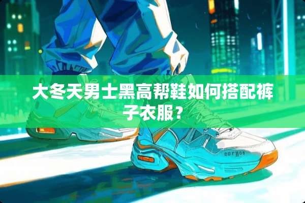 大冬天男士黑高帮鞋如何搭配裤子衣服？