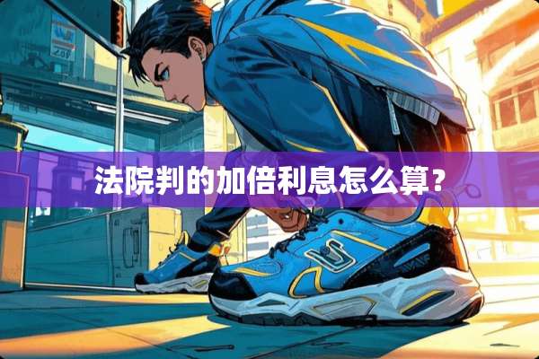 法院判的加倍利息怎么算？