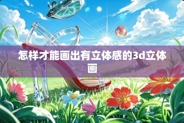 怎样才能画出有立体感的3d立体画
