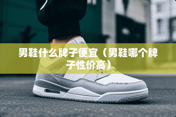 男鞋什么牌子便宜（男鞋哪个牌子性价高）