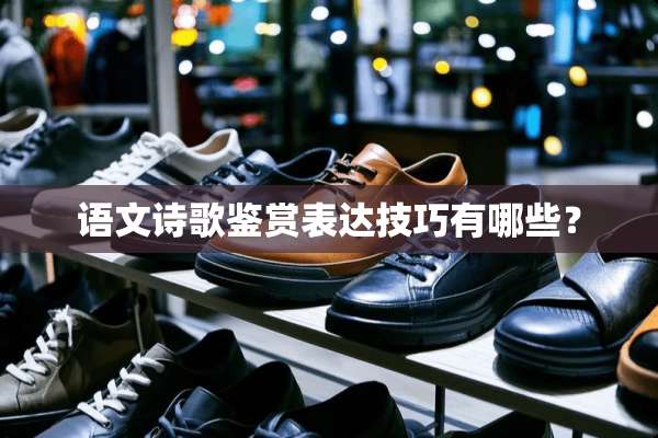 语文诗歌鉴赏表达技巧有哪些？