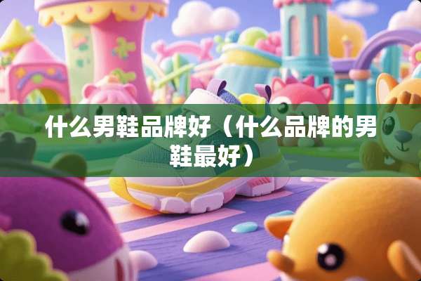 什么男鞋品牌好（什么品牌的男鞋最好）