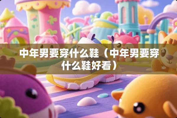 中年男要穿什么鞋（中年男要穿什么鞋好看）