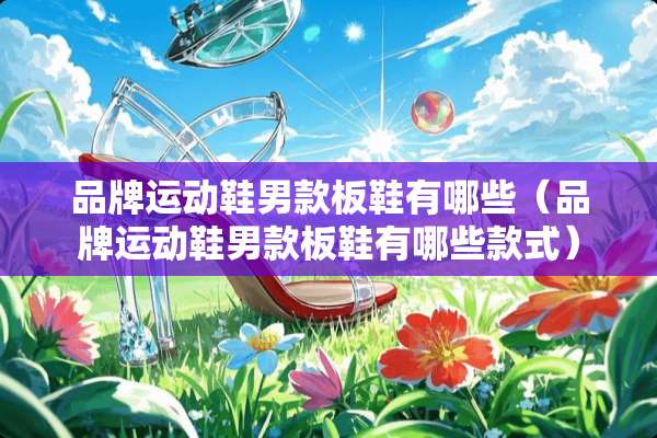 品牌运动鞋男款板鞋有哪些（品牌运动鞋男款板鞋有哪些款式）