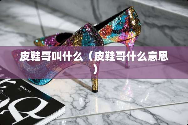 皮鞋哥叫什么（皮鞋哥什么意思）
