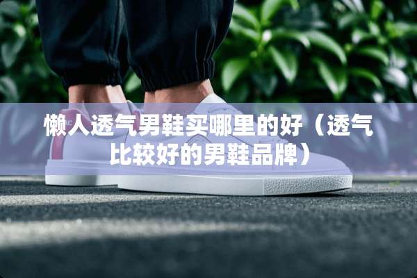 懒人透气男鞋买哪里的好（透气比较好的男鞋品牌）