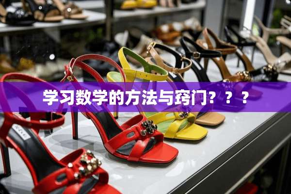 学习数学的方法与窍门？？？