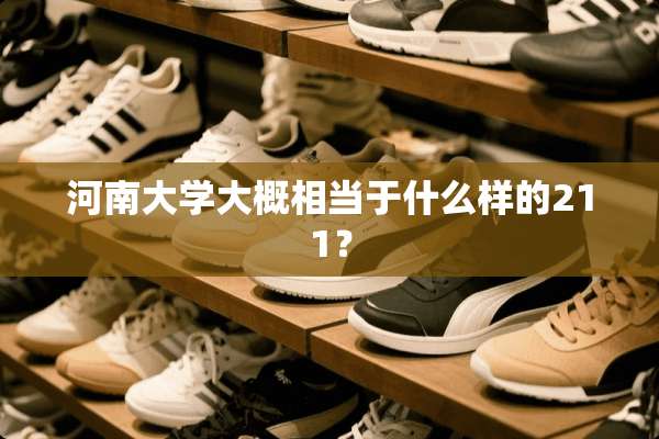 河南大学大概相当于什么样的211？