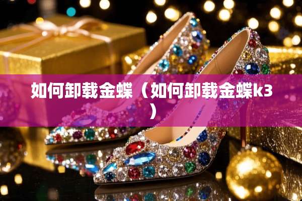 如何卸载金蝶（如何卸载金蝶k3）