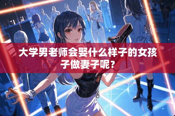 大学男老师会娶什么样子的女孩子做妻子呢？