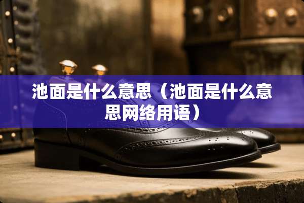 池面是什么意思（池面是什么意思网络用语）