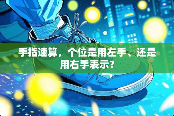 手指速算，个位是用左手、还是用右手表示？