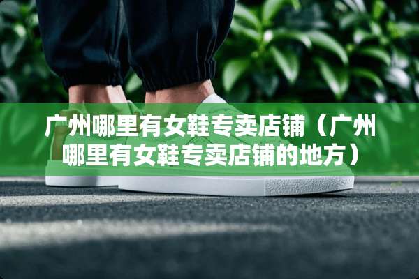广州哪里有女鞋专卖店铺（广州哪里有女鞋专卖店铺的地方）