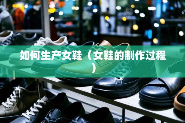 如何生产女鞋（女鞋的制作过程）