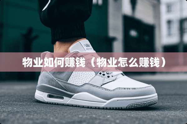 物业如何赚钱（物业怎么赚钱）