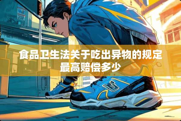 食品卫生法关于吃出异物的规定最高赔偿多少