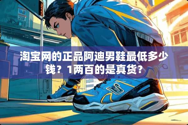 淘宝网的正品阿迪男鞋最低多少钱？1两百的是真货？