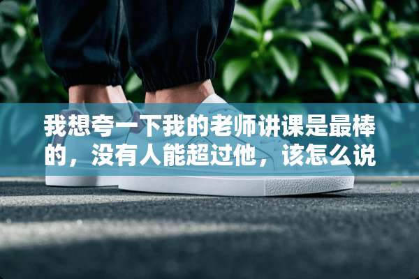 我想夸一下我的老师讲课是最棒的，没有人能超过他，该怎么说呢？