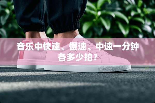 音乐中快速、慢速、中速一分钟各多少拍？