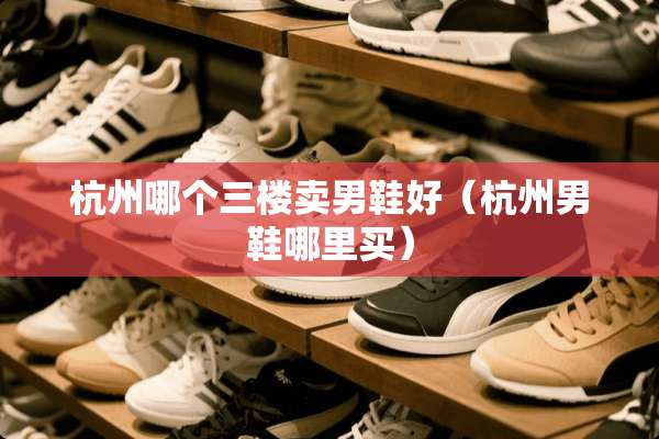 杭州哪个三楼卖男鞋好（杭州男鞋哪里买）