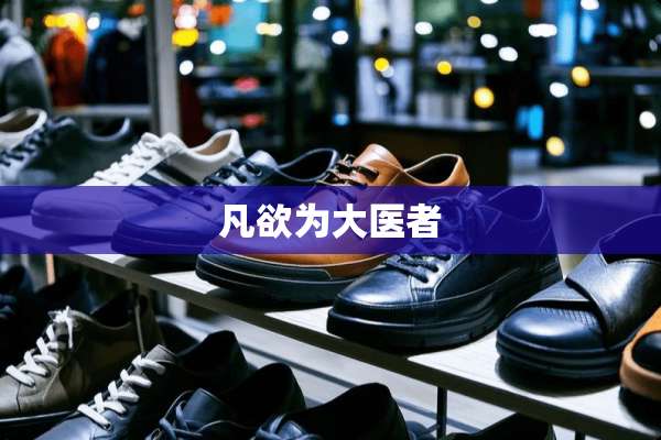 凡欲为大医者