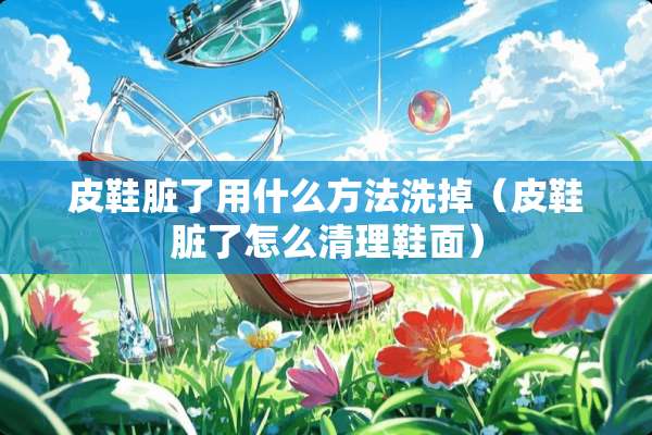 皮鞋脏了用什么方法洗掉（皮鞋脏了怎么清理鞋面）