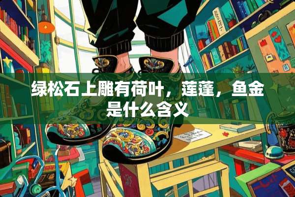绿松石上雕有荷叶，莲蓬，鱼金是什么含义