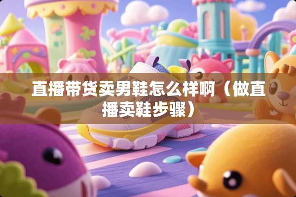 直播带货卖男鞋怎么样啊（做直播卖鞋步骤）