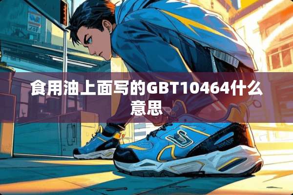 食用油上面写的GBT10464什么意思