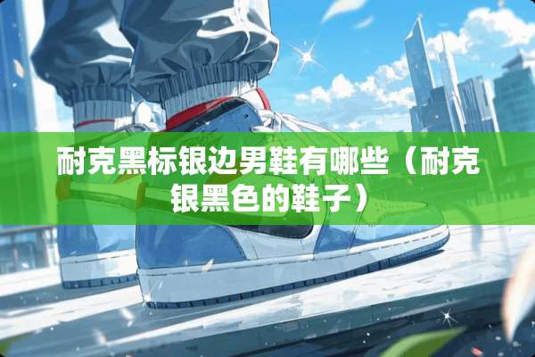 耐克黑标银边男鞋有哪些（耐克银黑色的鞋子）